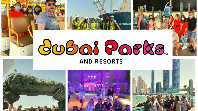 Fam trip do Dubai Parks and Resorts